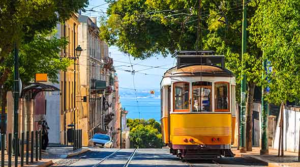 Lisbon tram