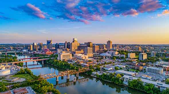 View over Nashville