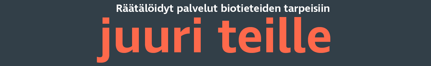 Räätälöidyt palvelut biotieteiden tarpeisiin juuri teille